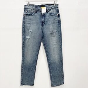 Modern American Lafayette Jeans in Brooklyn Wash Anthropologie Distressed 29